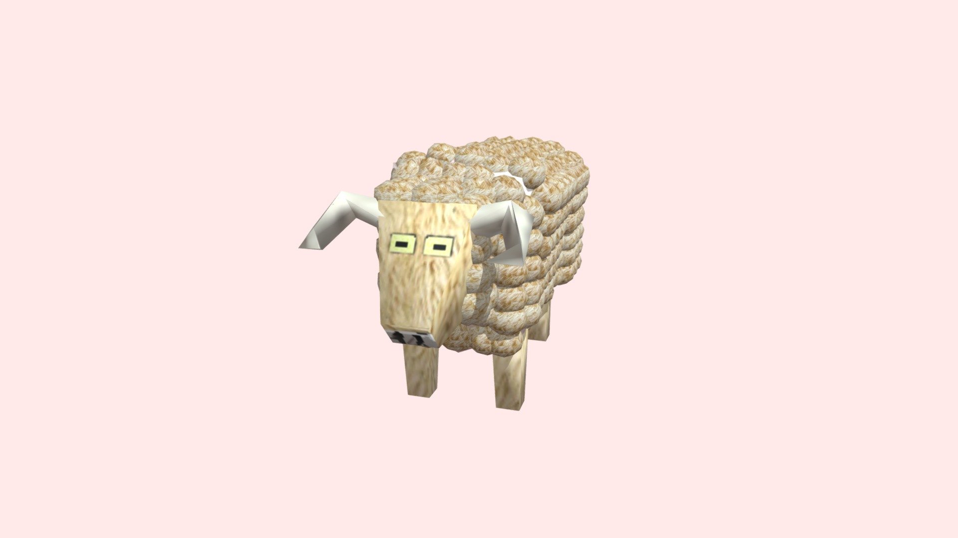 Low poly Ram
