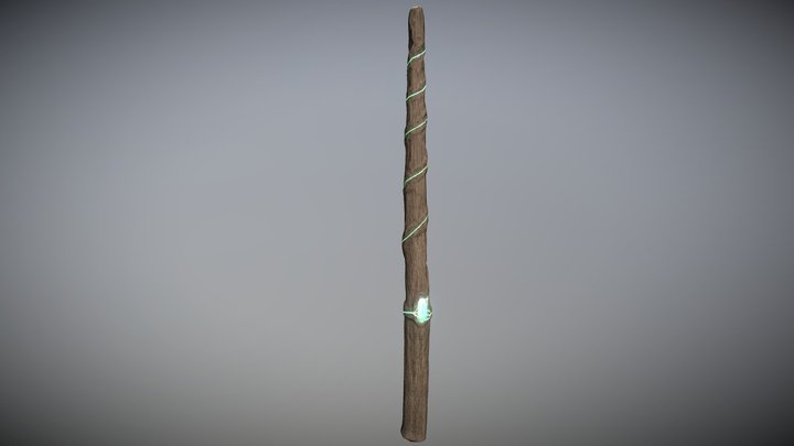 Wizard Wand OaW#005 3D Model