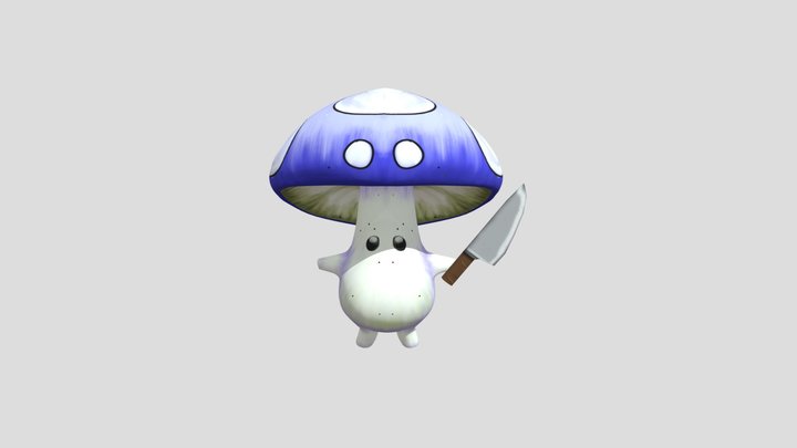 Murder Mushroom 3D Model