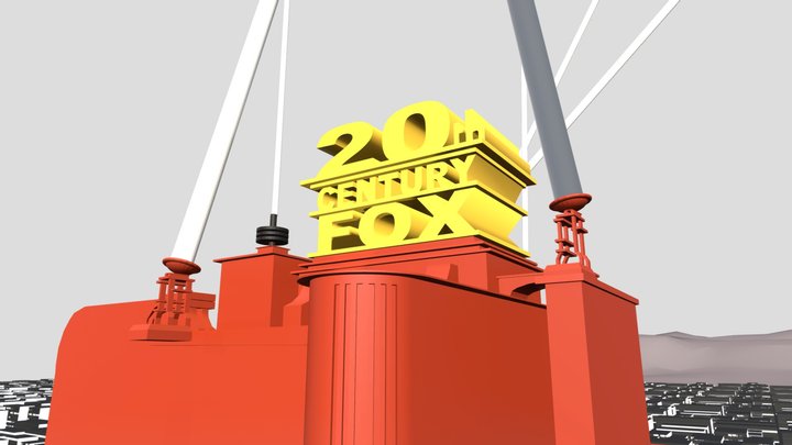 20th Century Fox Plehov Logo Remake 3D Model