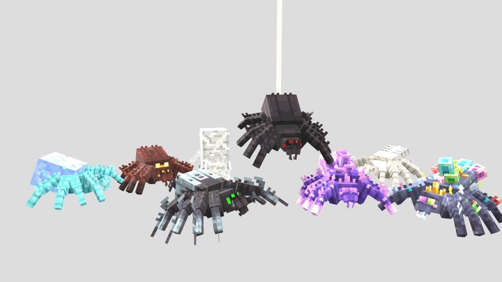 spiders 3D Model