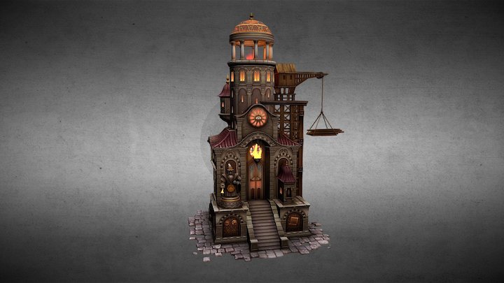 Gnome Tower concept 3D Model