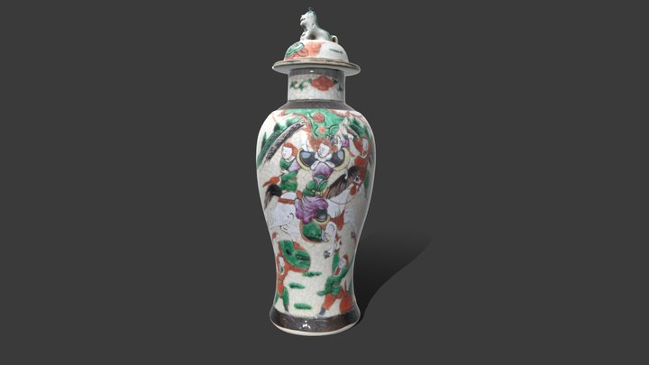 China Vase 3D Model
