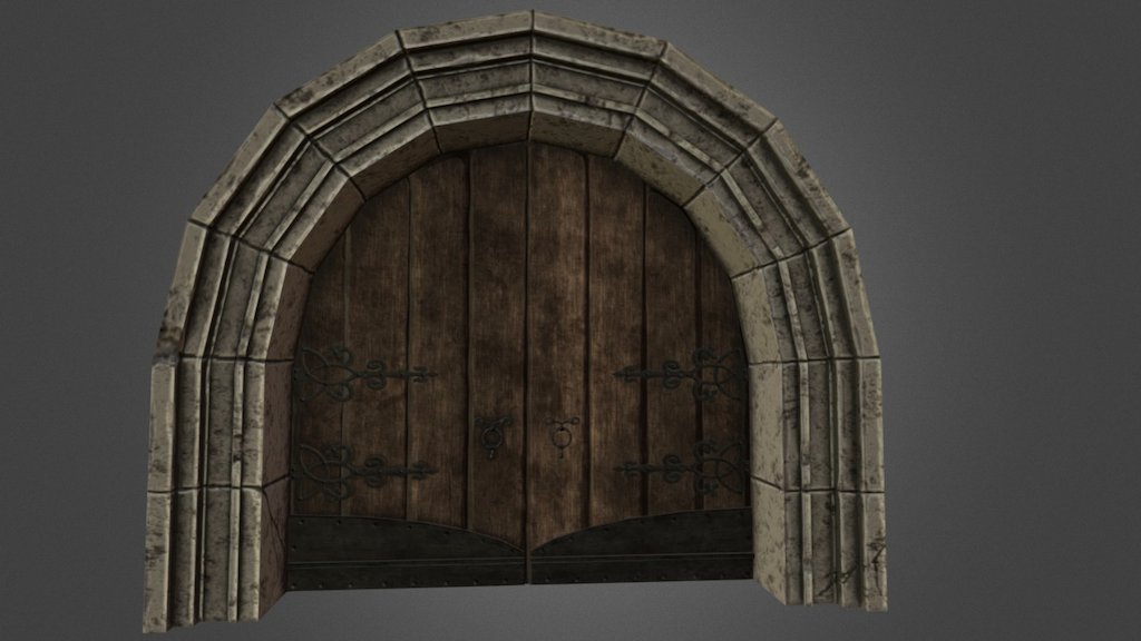 Medieval Castle Door