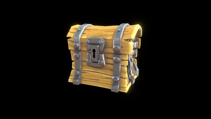 Fortnite Chest 3D Model