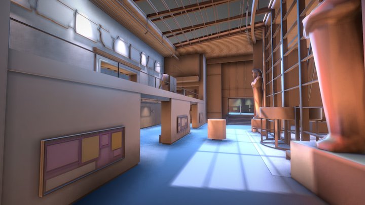 "The Museum" Map 3D Model