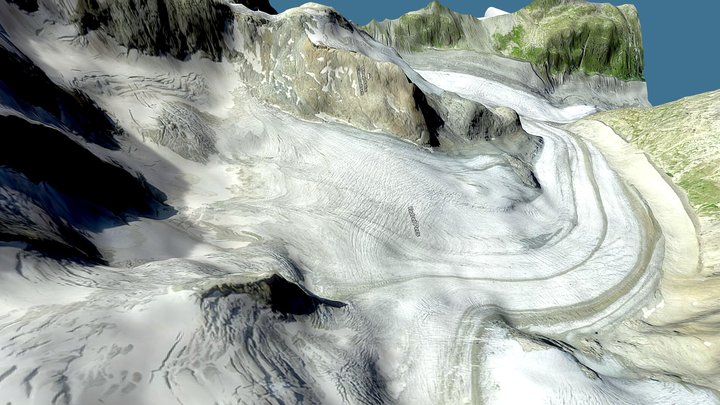 Diavolezza (Pontresina) CH 3D Model