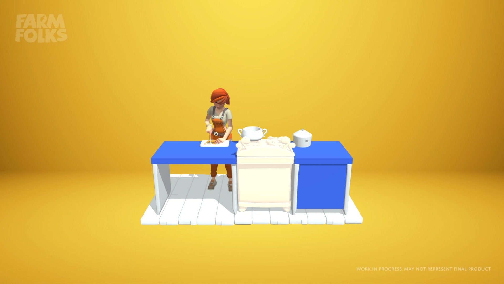 Kitchen Cutting Animation [Farm Folks] - 3D model by Crytivo [ad59e1e ...
