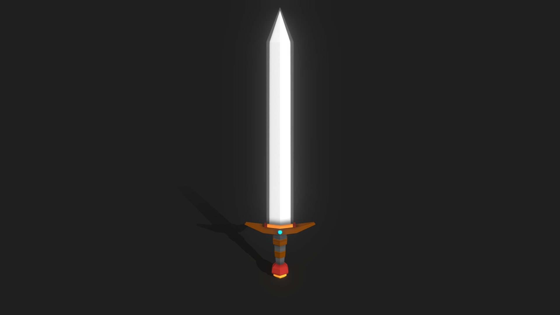 Low Poly Sword Model