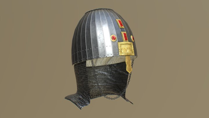 Kispek - Eastern Helmet 3D Model