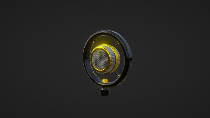 Retro microphone