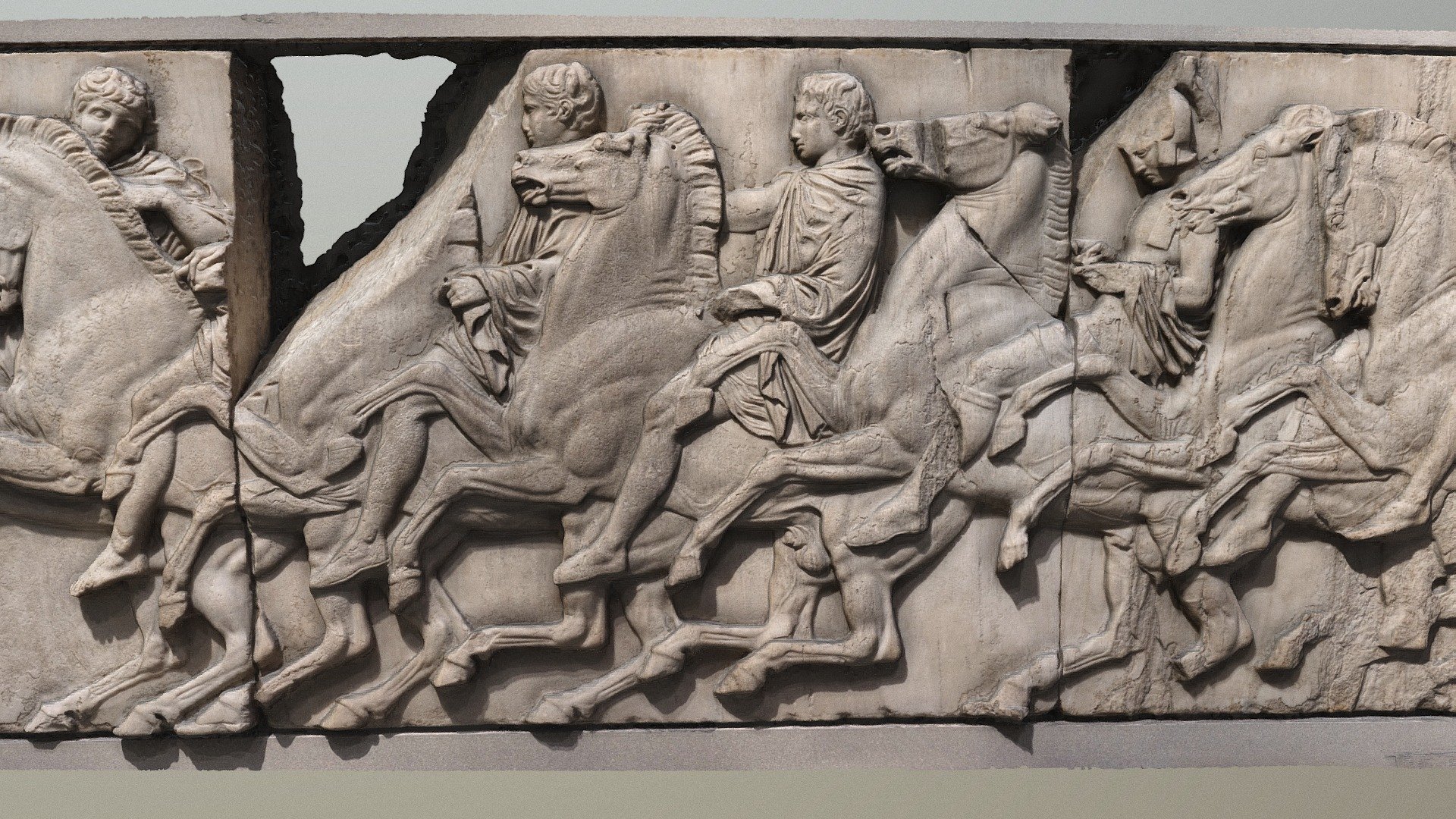Cavalcade, Parthenon marbles — Sketchfab embed 3D viewer