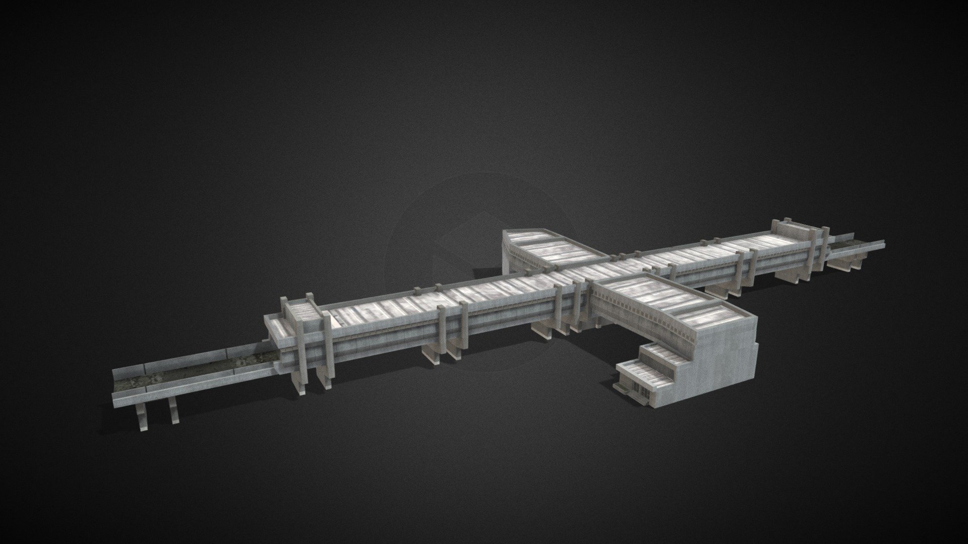 MX143 / Estación metro ciudad deportiva CDMX - 3D model by Checo Mx ...