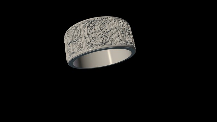 I Love You Ring 3D Model