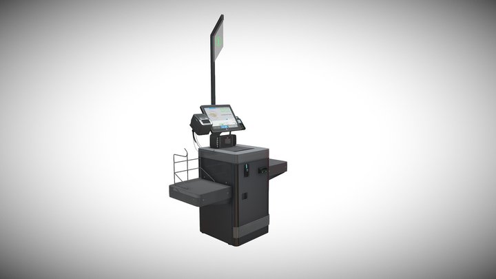 Trading terminal 3D Model