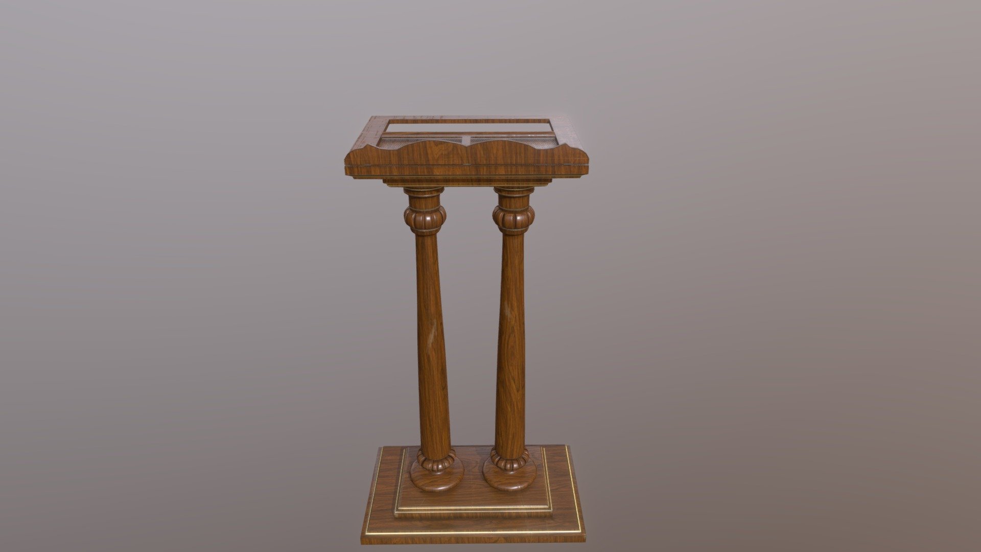 Classic Luxury Lecturn - 3D model by Jessy_Berbers [ad61a13] - Sketchfab