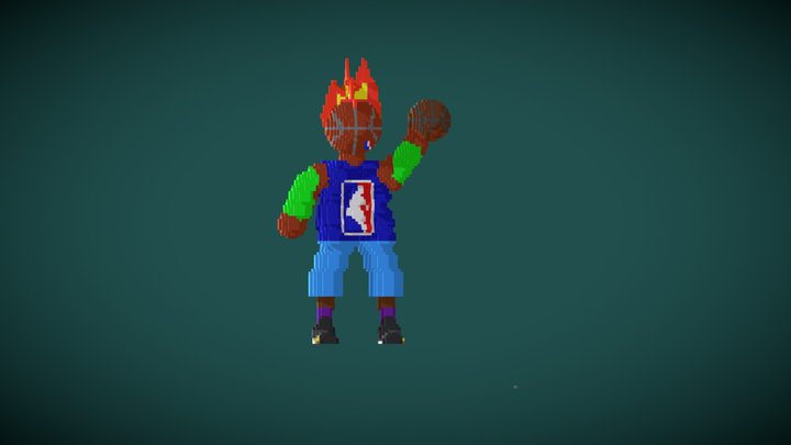 NBA mascot 3D Model