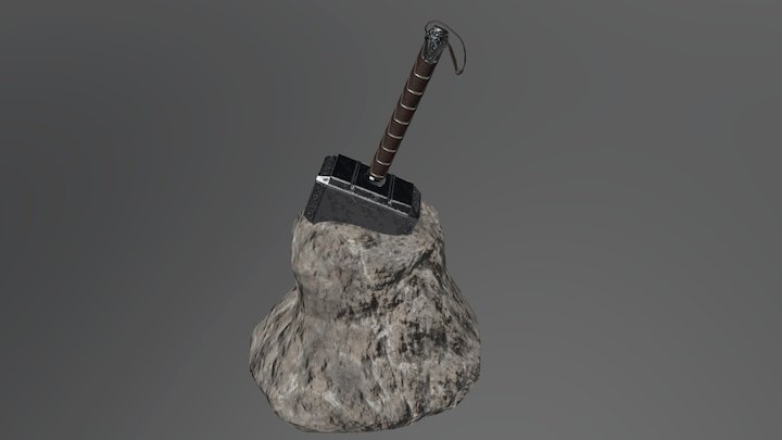 Hammer Thor 3D Model