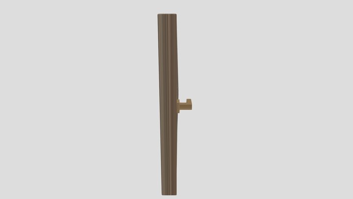 Wood Door 3D Model