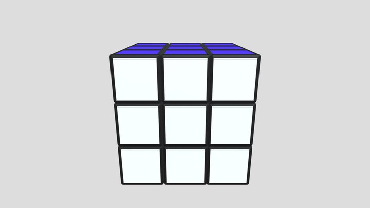 Rubix Cube 3D Model