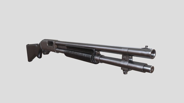 Remington Marinegun 3D Model