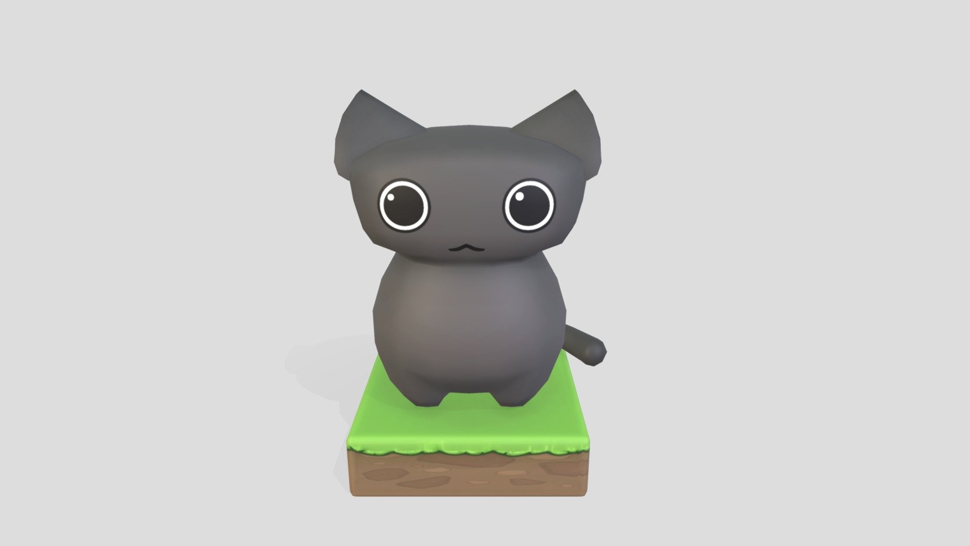 Cat_Model_wBase - 3D model by Happy Tomato (@haderx) [ad651f0] - Sketchfab