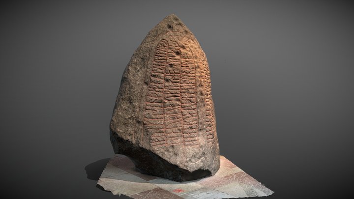 Tirsted Rune Stone 3D Model