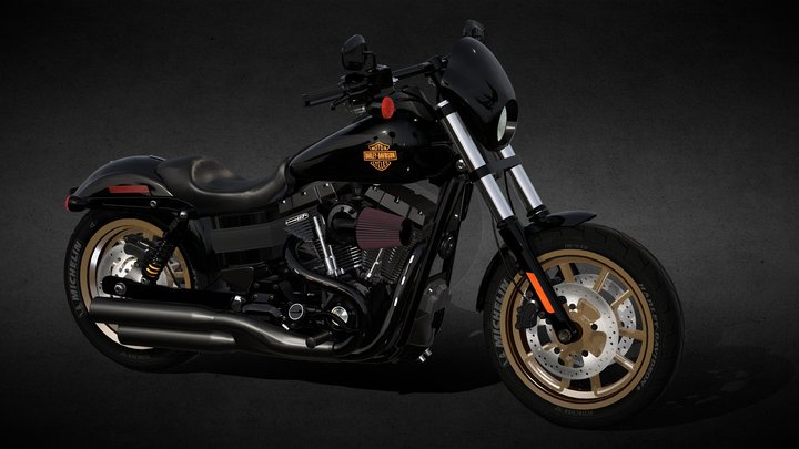 2016 Harley-Davidson FXDLS Dyna Low Rider S 3D Model