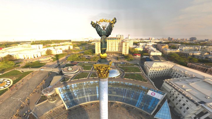 Independence Monument, Kyiv 3D Model