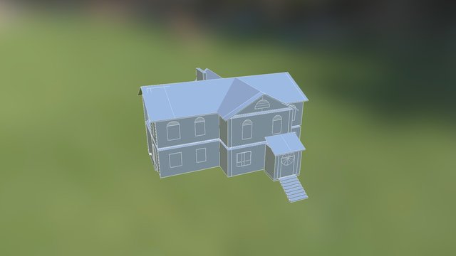Дом экстерьер вариант 2 3D Model