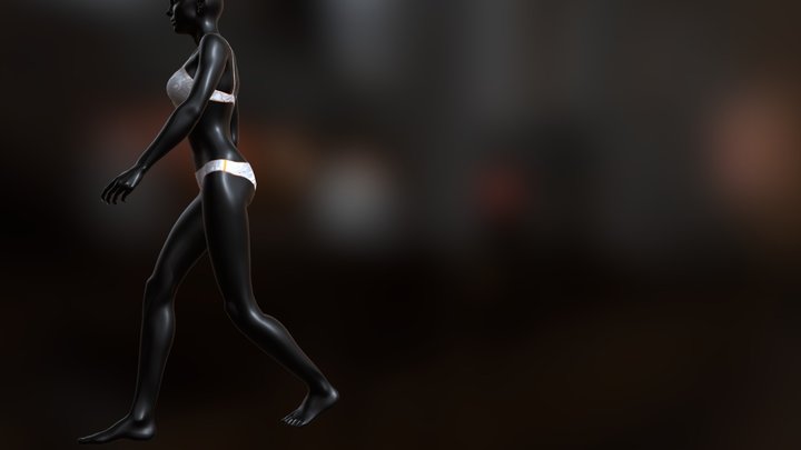 Manqui Undeear He rmes CATWALK 3D Model