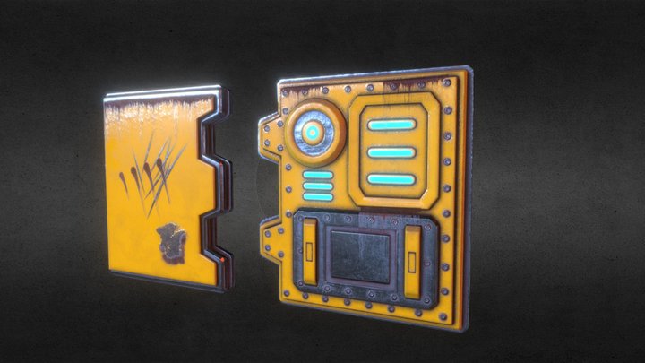 Blast Door 3D Model