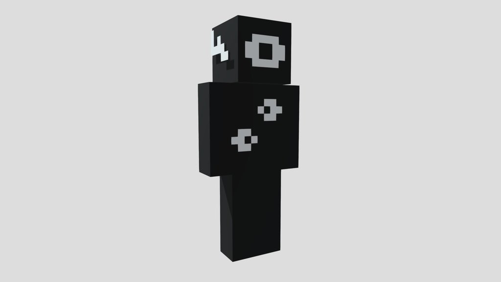 R4trick 3D Model – Minecraft Style Character