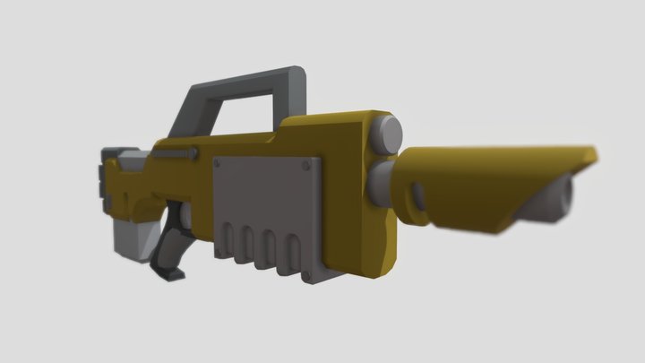 Lasgun Accatran 3D Model