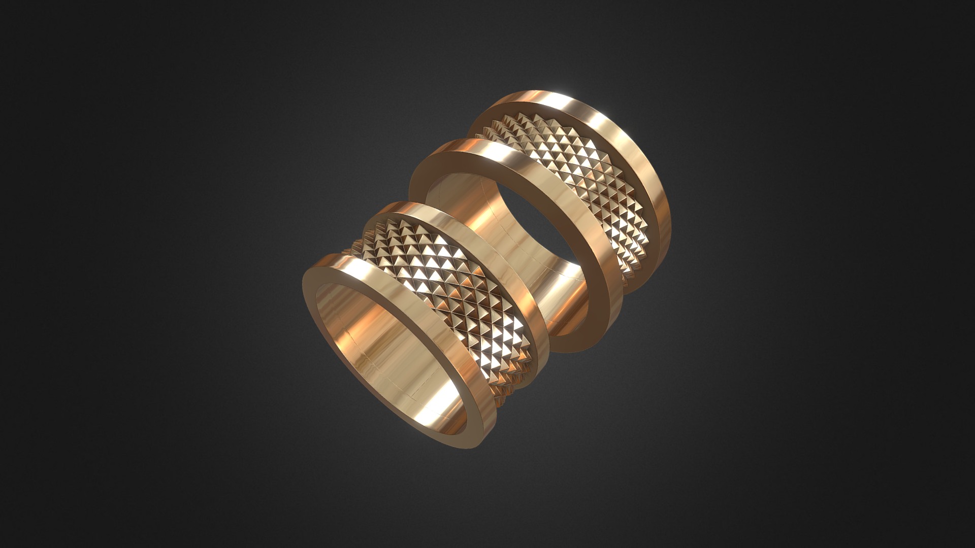 3D model 871 – Rings - This is a 3D model of the 871 - Rings. The 3D model is about a close-up of a light bulb.