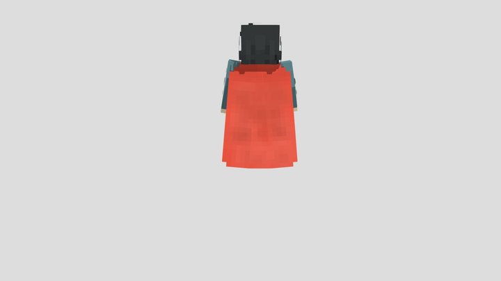 Superman - Minecraft model 3D Model