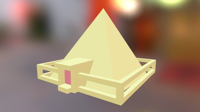 Ancient Kush Pyramid (ZD) 3D Model