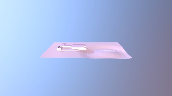 Pavillon Barcelone V1 2 3D Model