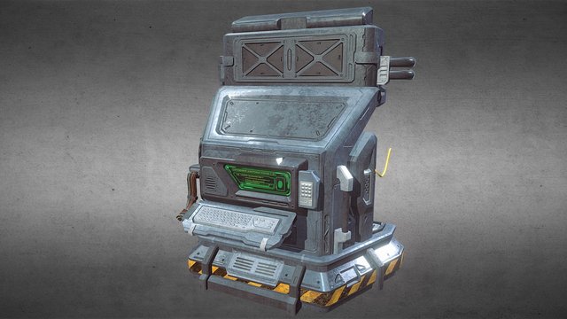 Sci-Fi Prop / Realistic version 3D Model