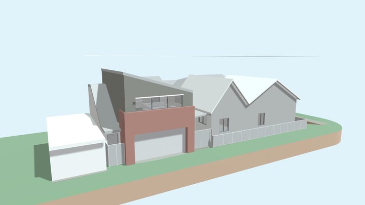1909 PITCHED 3D Model