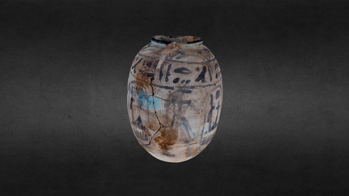 Egyptian Vase 3D Model