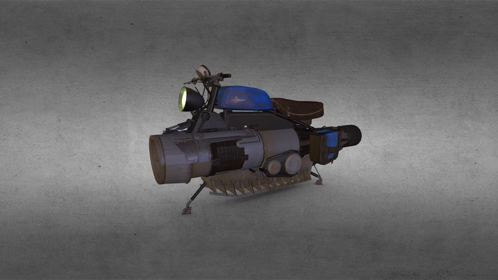 Looper - Hoverbike 3D Model