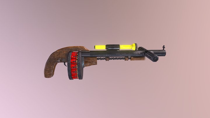 Holy Shotgun 3D Model