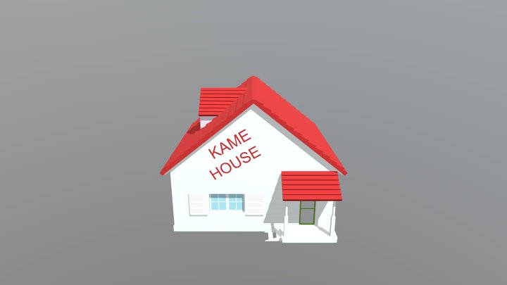 Kame House (2) 3D Model