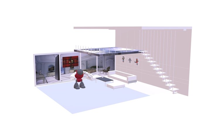 Robot Room 3D Model