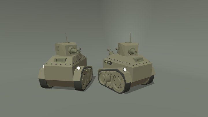 Tanks [40 min draft] 3D Model