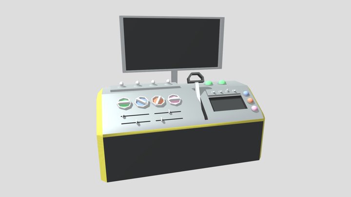 Monitor Control Panel - The Mystery of Stalore-9 3D Model