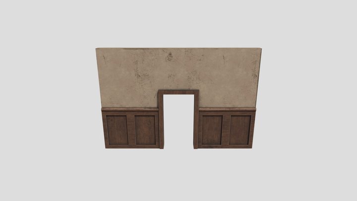Pared puerta QTE 3D Model