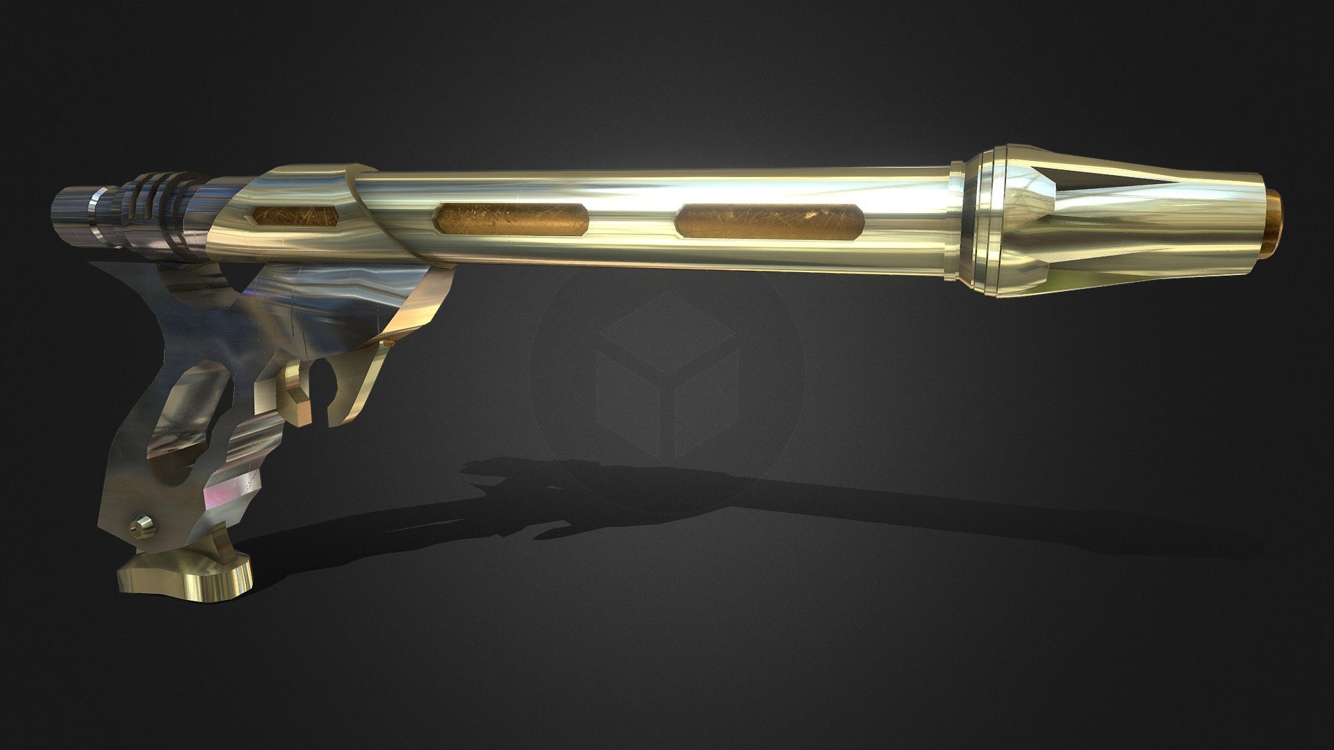 3D file Scifi blaster inspired by Westar 34 _ Jango Fett blaster