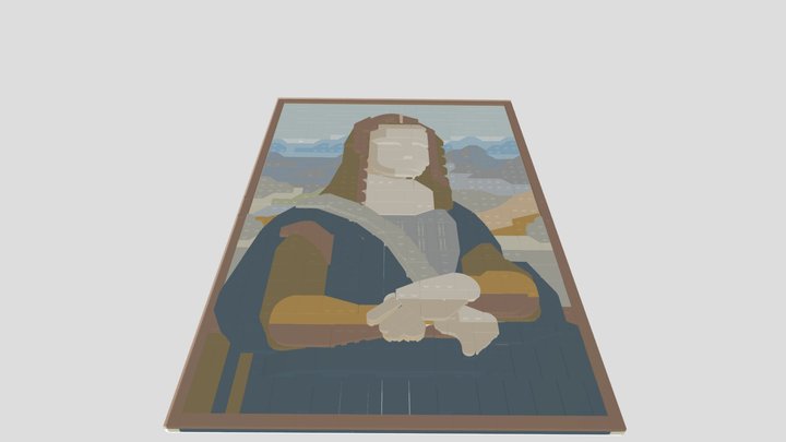 mona-lisa-31213 3D Model